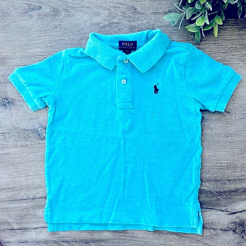 RALPH LAUREN 3T Polo Shirt turquoise